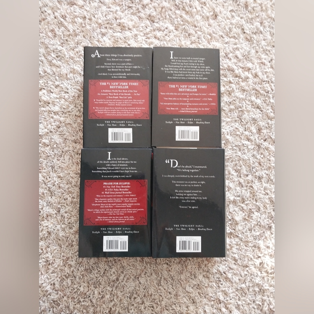 Stephenie Meyer Twilight Saga Hardback Book Set with Dust Covers - Picture 2 of 3